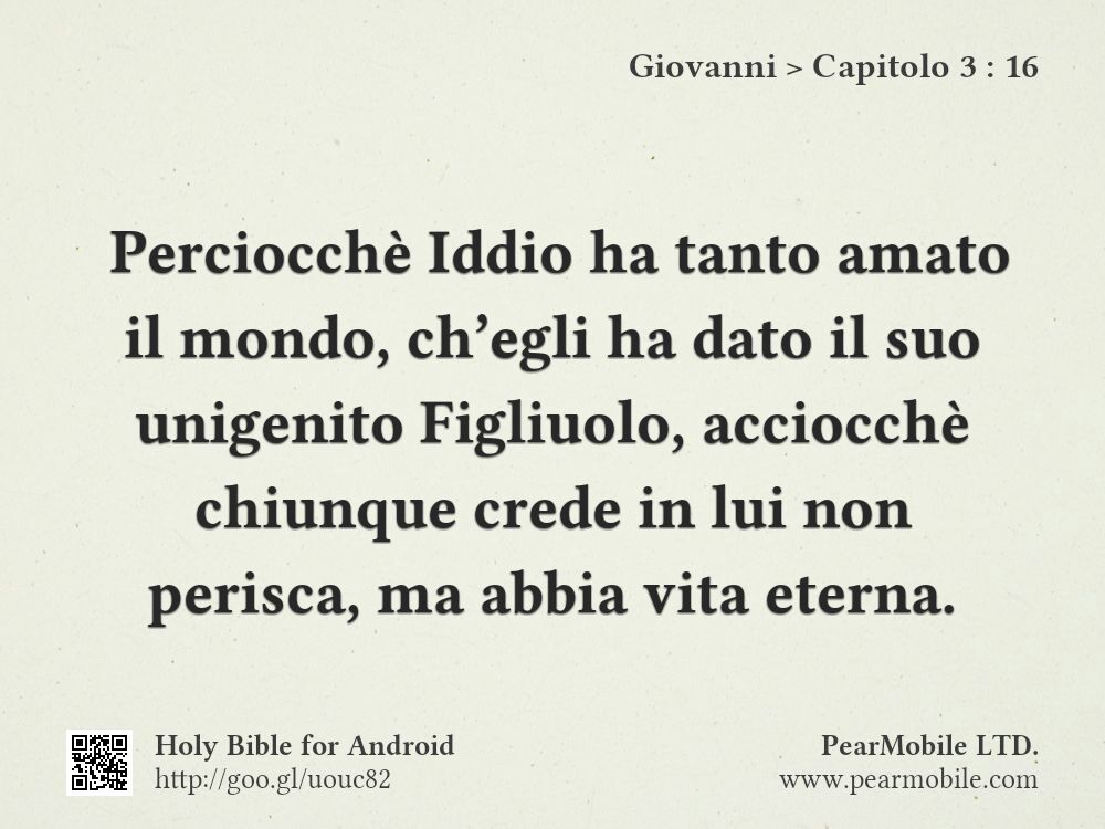 Giovanni, Capitolo 3:16